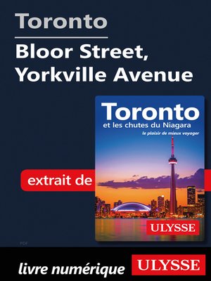 cover image of Toronto--Bloor Street, Yorkville Avenue